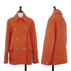 マックスマーラMax Mara WEEKEND ウールピケ中綿ピーコート オレンジ40のサムネイル