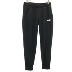 PUMA プーマ トレーニング ロングジャージパンツ L ブラック メンズ 古着