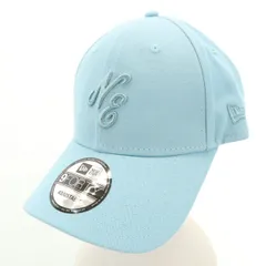 美品 NEW ERA ニューエラ 9FORTY キャップ 水色 帽子 メンズ 古着