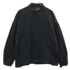 adidas アディダス バックロゴ ウインドブレーカー L ブラック ジャケット レディース 古着