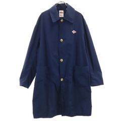 DANTON ステンカラーコート サイズ38 ネイビー - メルカリ