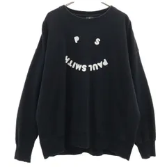 PS Paul Smith ピーエスポールスミス 長袖 スウェット トレーナー M ブラック レディース 古着