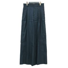 conte 38(M)サイズ ネイビー サテンカーゴパンツ - メルカリ