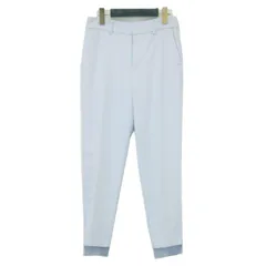 NOBLE ノーブル パンツ サックスブルー サイズ:36(S) | 23春夏 バウンスクロス ステップヘム パンツ / ロング丈 アンクル丈 センタープレス スリム テーパードシルエット ストレッチ | ボトムス ズボン【レディース】【中古】