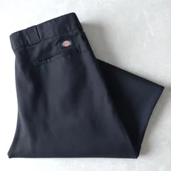 ■古着 Dickies ディッキーズ 874BK ワークパンツ チノ ORIGINAL FIT 黒 W38L30【D1745】