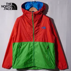 ノースフェイス THE NORTH FACE ナイロンジャケット M グリーン レッド ブルー ロゴ刺繍 NOVA JACKET 薄手 ドローコード ストリート Y2K ライトジャケット レインウェア マウンテンパーカー ウインドブレーカー 古着 E670