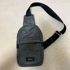 ポールスミス ボディバッグ ショルダーバッグ マルチストライプ 黒