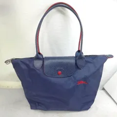 【中古】ロンシャン L2605619556 ル・プリアージュ トートバッグ ショッピングバッグ ネイビーのサムネイル