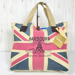 ✉️OneSize ベージュ系 2010s Barbour ( バブアー ) キャンバス プリンテッド ショッパー Canvas Printed Shopper-Sand 生産終了モデル 入手困難 コットン バッグ ストレージ トートバッグのサムネイル