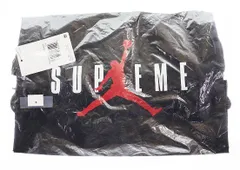 シュプリーム SUPREME × JORDAN 24AW DRAWSTRING BAG ジョーダン ドローストリング バックパック ナップサック ブラック 黒【ブランド古着ベクトル】【中古】☆AA★●▲■260219