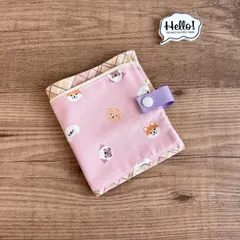 No.114 箱ティッシュをスマートに持ち歩き＊ポータブルティッシュケース✳︎犬　わんこ