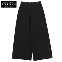 新品同様 コットン ワイドパンツ ボトムス レディース ブラック 1 1