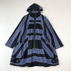 美品】EIKO KONDO エイココンドウ ドット柄 フリルデザイン コート