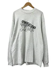 everyone エブリワン 前橋限定 Vincent Tsang Long Sleeve Tee ヴィンセント ツァン ロゴ プリント ロングスリーブ 長袖 Tシャツ ロンT EV23-CS10 XL グレー ブランド古着ベクトル 中古260401