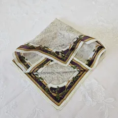 CELINE Celine セリーヌ ヴィンテージ コットン ハンカチ