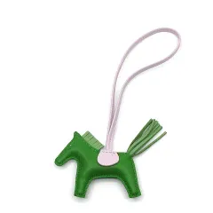 エルメス HERMES ロデオ PM バッグチャーム ホース 馬 アニョーミロ ヴェールユッカ ヴェールクリケット モーヴペール B刻印 2023年 超美品