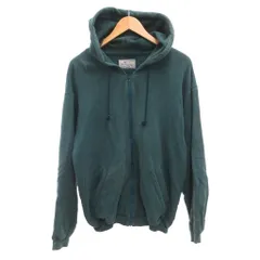 ケンゾー KENZO JEANS ヴィンテージ ジップアップパーカー ジャケット プリント F 緑 グリーン /JS ■ECG003