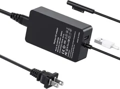 Compatible Microsoft Supply Surface Surface Pro Pro 9/8/7/6/5/4/3/X Surface Surface Power Laptop1/2/3/4 Surface 4A Go1/2/3 15V Sur