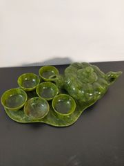 緑釉 龍文 瓦 3点セット 建築装飾 骨董 - メルカリ