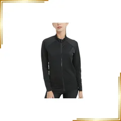 【新品】 [Nesseo] ラッシュガード ラッシュパーカー レディース 長袖 水着 パーカー 体型カバー 水陸両用 接触冷感 紫外線対策 UVカット UPF50+ 大きいサイズ 夏服 海 1161-blk-blk-L 0