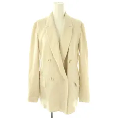 プラステ PLST 22SS トリアセブレンドオックスダブルジャケット テーラード M アイボリー /AT ■OS