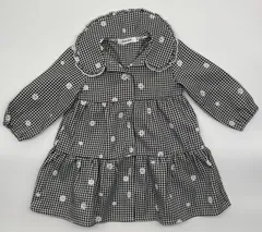 【新入荷!!】☆セット割対応☆ スラップスリップ ベビー ワンピース ギンガムチェック ワンピース 90cm （2562）