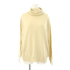 ロッソ ROSSO アーバンリサーチ ニット セーター M ベージュ 無地 タートルネック 長袖 /JP