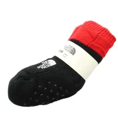 ザノースフェイス THE NORTH FACE ヌプシ ブーティ ソックス ウィンタールームソックス 19-21cm TNFレッド TNFブラック NNJ82233 /YM
