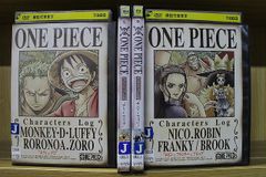 DVD ONE PIECE 원피스 캐릭터즈 Log 전 4권 *케이스 없음 발송 렌탈 떨어짐 ZT3345