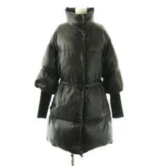 セオリー Theory ダウンコート ジップアップ ロング 2 ブラック /HK ■OS