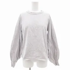 ミズイロインド mizuiro ind Tシャツ カットソー 長袖 ロンT クルーネック グレー /GV