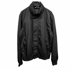 【中古】[印象AB] ZARA ザラ ジャケット レディース S 黒 ポリ100% 内ポケット×１ フライフロント 少し薄手 裏地付き 無地 ドットボタン×フルジップ ハイネック 隠しフード 長袖
