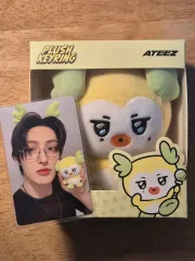 ATEEZ（エイティーズ・アチズ）MY TEEZ ミンギョ ぬいぐるみキーホルダー + トレカ