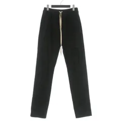 リックオウエンス Rick Owens 22AW DRAWSTRING SLIM LONG ドローストリングパンツ スラックス 44 ブラック 黒 RU02B2390 CF 国内正規のサムネイル