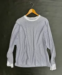 美品 wonderland ワンダーランド Wind L/S T-shirts ボーダー ロングスリーブ ロンT カットソー 日本製のサムネイル