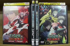 DVD 극장판 TIGER&BUNNY The Rising + The Beginning + SIDE TIGER + BUNNY 4개 set *케이스 없음 발송 렌탈 떨어짐 ZM2196