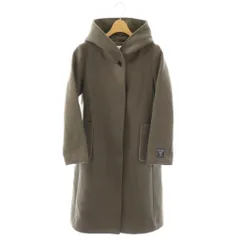 スローブ イエナ SLOBE IENA  ロングコート フード ウール 36 グレージュ /MY ■OS ■GY49