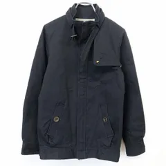 古着 アーノルドパーマー Arnold Palmer ダブルジップ ジャケット ブルゾン フライフロント 長袖 綿100%(裏地：キュプラ100%) 1 黒系 レディース