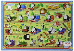 35ピース 子供向けジグソーパズル きかんしゃトーマス せんろをつなごう ピクチュアパズル