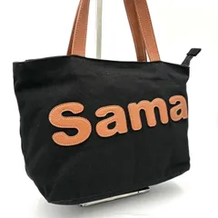 Samantha Thavasa サマンサタバサ キャンバス トートバッグ 黒