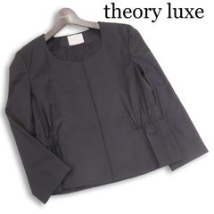 美品】セオリーリュクス ストレッチリネンジャケット ブルゾン ノー