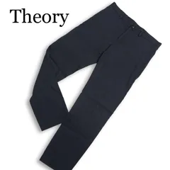 Theory セオリー 【ECO SW CRUNCH ZAINE】 麻 リネン★ ストレッチ トラウザー パンツ 日本製 Sz.32 メンズ 紺 ネイビーのサムネイル