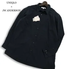 【新品 未使用】 UNIQLO × JW ANDERSON ユニクロ JWアンダーソン 長袖★ ブロード オーバーサイズ シャツ Sz.XL メンズ 紺