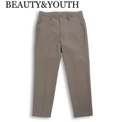 BEAUTY&YOUTH ユナイテッドアローズ 春夏 シアサッカー★ ストライプ テーパード スラックス パンツ Sz.M メンズ