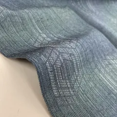 単衣 紬 ウール 暈し染め 亀甲 着物 MK-6131