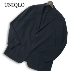 23SS★ UNIQLO ユニクロ 通年 感動ジャケット★ ライト テーラード ジャケット 大きいサイズ Sz.XL メンズ 紺 大きいサイズ