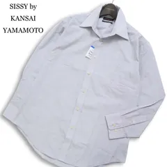 【新品 未使用】 SISSY by KANSAI YAMAMOTO カンサイヤマモト 山本寛斎 通年★ 長袖 形態安定 シャツ Sz.40-82 メンズ 灰