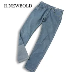 R.NEWBOLD ポールスミス 通年★ ドット柄 スリム デニム パンツ ジーンズ Sz.M メンズ 日本製のサムネイル