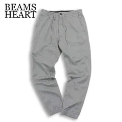 BEAMS HEART ビームス ハート 通年★ ストレッチ ジョガー テーパード イージー パンツ Sz.M メンズ 灰 グレー