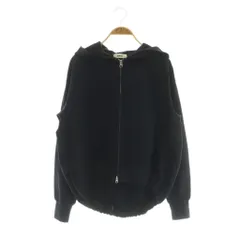 ズッカ zucca スウェットパーカー ジップアップ 裾ドロスト M ネイビー /MY ■OS ■GY62のサムネイル